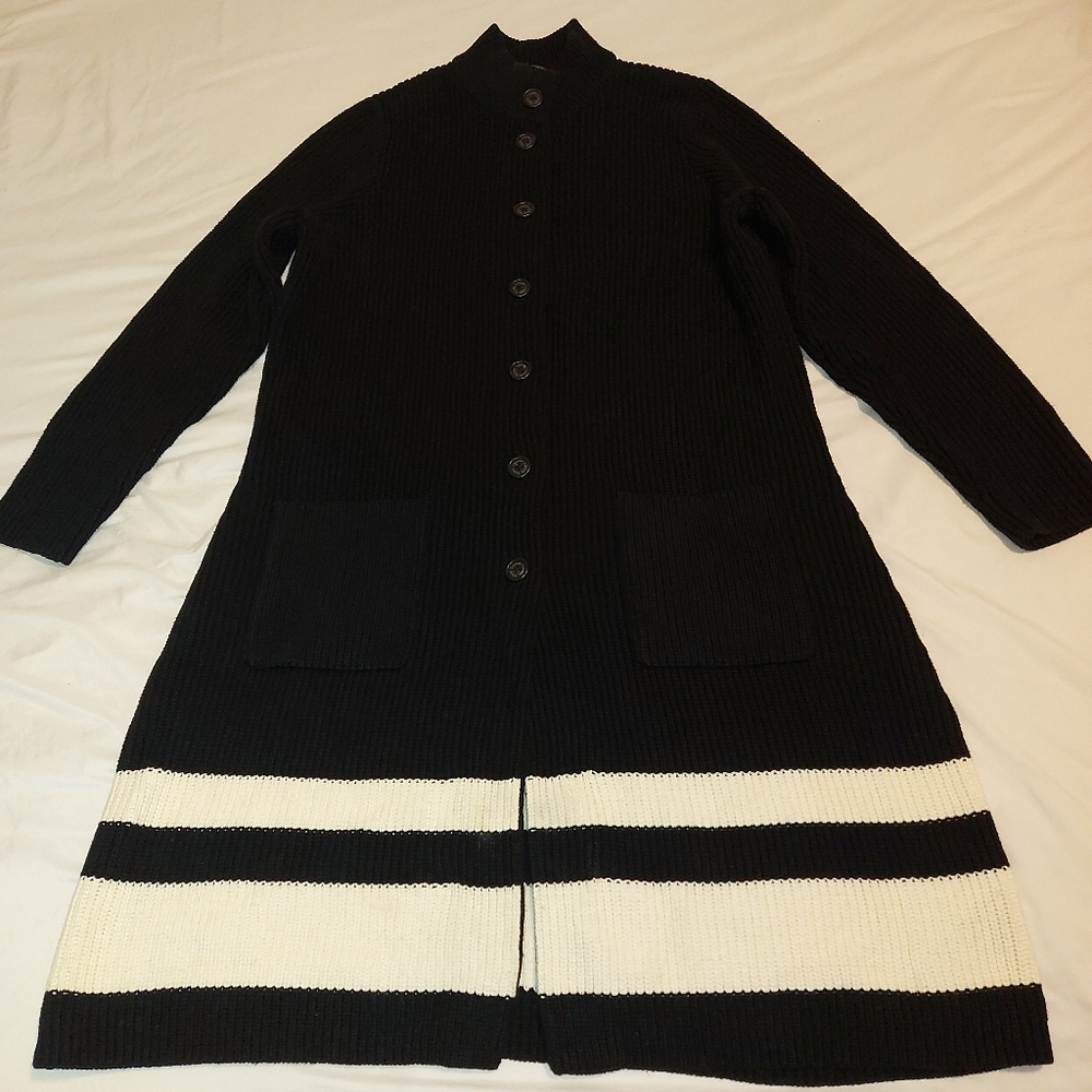 RALPH LAUREN LONG SWEATER JACKET/DUSTER/CARDIGAN Size 16